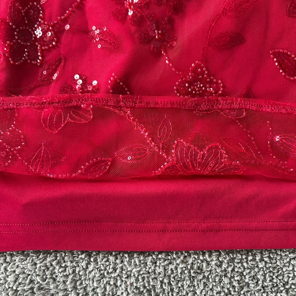 Peppermayo Red Strapless Dress - Picture 7 of 9